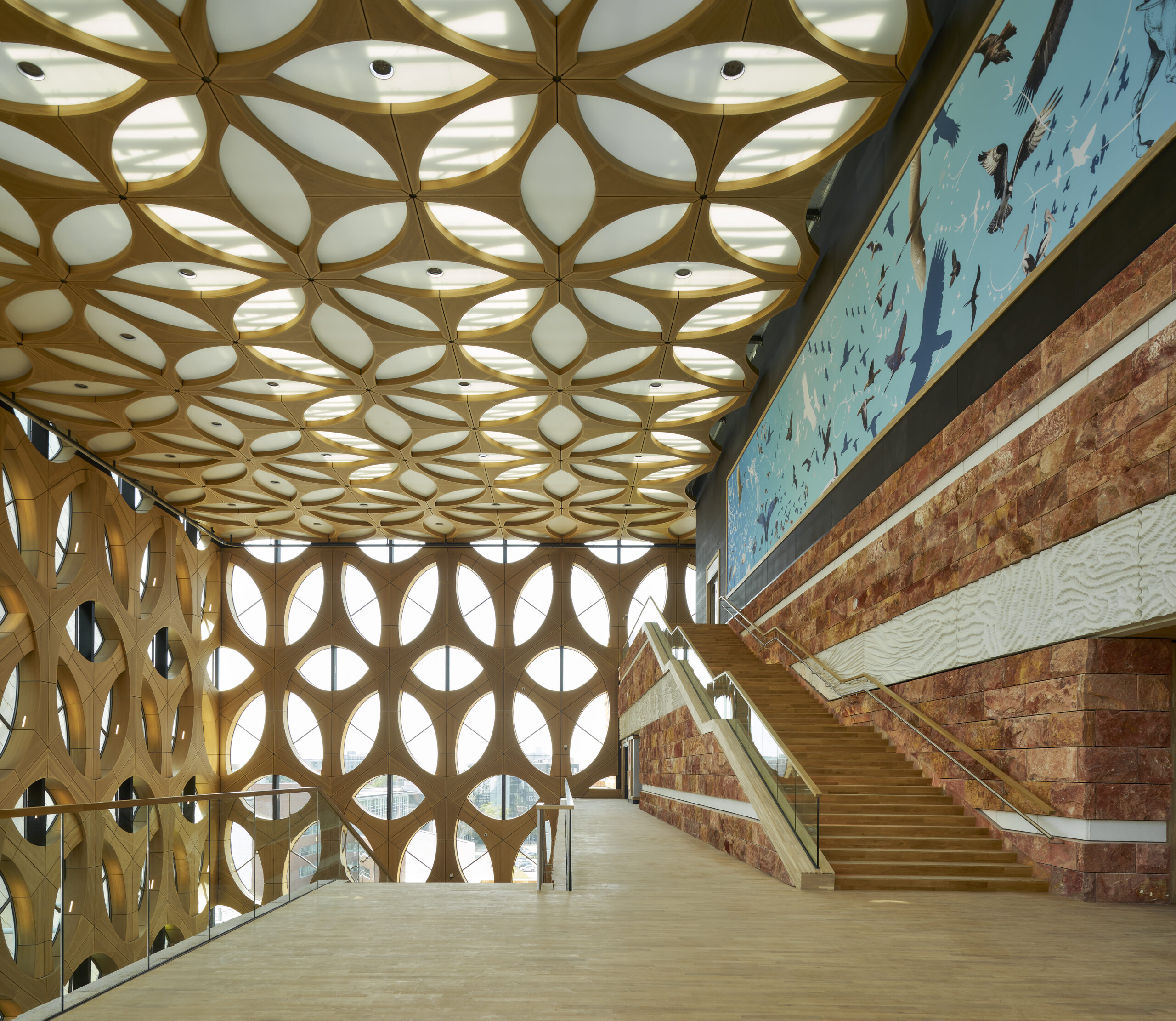 Revestimiento arquitectónico de paneles con fijación oculta