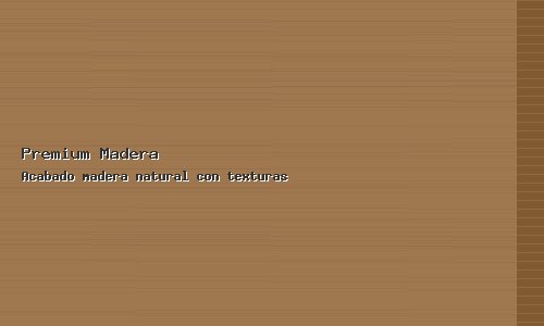 Premium madera